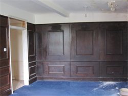 Old timber panelling
