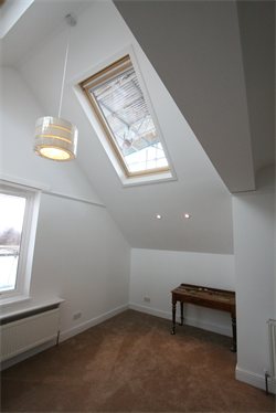 Lofted roof extension