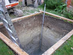 Hole for Rainwater Tank